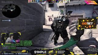 S1MPLE PLAYS FPL ON MIRAGE VS XANTARES