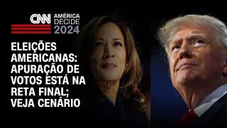 Eleições americanas: apuração de votos está na reta final; veja cenário | CNN NOVO DIA