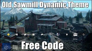Days Gone Free PS4 Old Sawmill Dynamic Theme