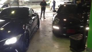 Porsche 997 / BMW Z4 E89 exhaust roaring [Redline Auto]