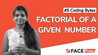 C program to find factorial of a number in C |  Factorial program in C | #5 Coding Bytes