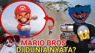 DRONE CATCHES THE MARIO BROS EXE DEVIL ANGRY YOU ANGER OUT IN THE GAME? I Its Me Mario