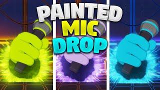 ALL PAINTED 'MIC DROP' GOAL EXPLOSIONS ON ROCKET LEAGUE! NEW SEASON 2 ITEMS!