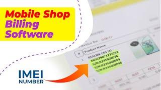 Mobile Shop Business Billing Accounting Software