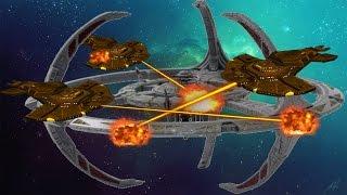 DEEP SPACE 9 VS THE CARDASSIANS! - Star Trek Bridge Commander: Kobyashi Maru Battles!