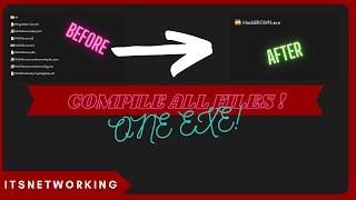 How to compile multiple files into one!