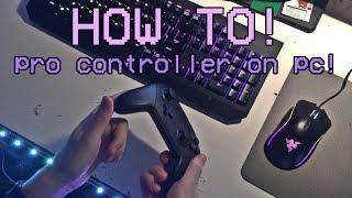 How To: PROPERLY Setup The Nintendo Switch Pro Controller on PC!