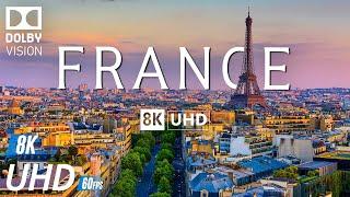 FRANCE 8K Video Ultra HD With Soft Piano Music - 60 FPS - 8K Nature Film