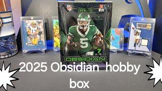 2024 Panini Obsidian Football hobby box.  RC chunk patches,  /10 GOLD!!!