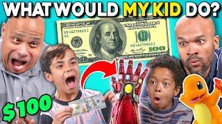 Parents Try Guessing What Their Kid Will Do With $100 | What Would My Kid Do? (React)