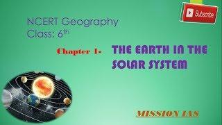NCERT class 6th Geography- Chapter 1
