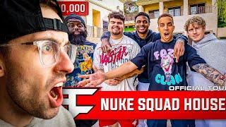 JoeWo Reacts to the NEW FaZe Nuke Squad House!