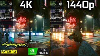 Cyberpunk 2077 4K vs. 1440p | RTX 3070 Ti (Graphics and Performance Comparison)
