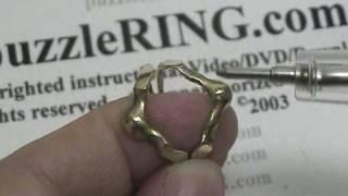 Puzzle Ring Solution for 4 Band REGULAR Puzzle Rings 4B141