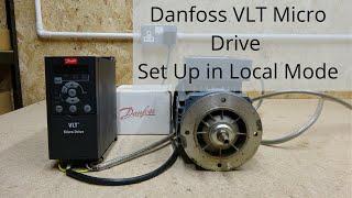 Danfoss VLT Micro Drive FC 51 Local Mode Set Up Single to 3 phase VFD inverter (English)