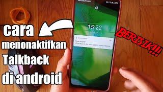 Cara Mematikan Menonaktifkan Talkback Suara Perempuan di HP Android