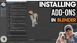 How to Install ADD-ONS in Blender!