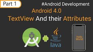 #Part1 TextView And Their Attributes Android Studio 20 Most Important Attributes  DsaCoder