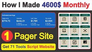 How to Make Tool Website on Blogger  in 2023 || How to make One Page tool Website on Blogger