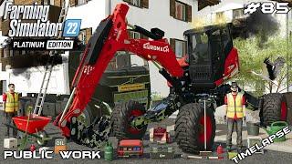 CLEANING CANALS IN THE CITY WITH SPECIAL EXCAVATOR | Public Work | Farming Simulator 22 | Episode 85