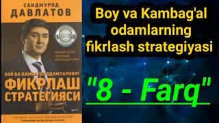 Boy va kambag'al odamlarning fikrlash strategiyasi Saidmurod Davlatov I Qahramon Akramov Audio kitob