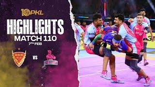 Match Highlights: Dabang Delhi K.C. vs Jaipur Pink Panthers | February 7 | PKL Season 10