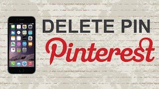 How to delete pin on Pinterest mobile app (Android / Iphone)