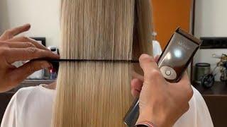 Brenda Gets Her Blonde Cut into a BLUNT BOB