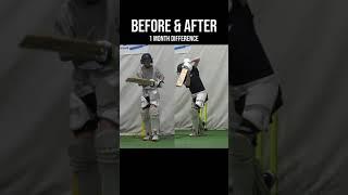 BEFORE AND AFTER CRICKET COACHING #shorts