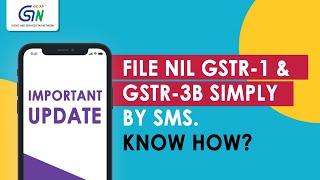 File your GSTR-1 and GSTR-3B simply by SMS. Know how in 3 easy steps!