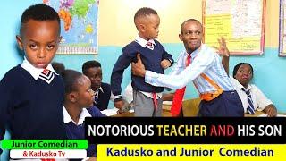 KADUSKO AND JUNIOR COMEDIAN IN HOT SOUP(Mwalimu na mtoto wake) @kadusko_tv