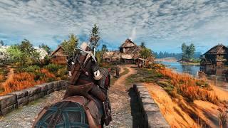 4К The Witcher 3 Next-Gen Ultra Beautiful Realistic Ray Tracing Modded Graphics 2024