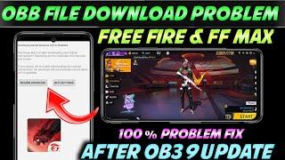 Free Fire Max Downloading Resources Problem।Free Fire Obb File Download Problem 2023।Ff Max Problem