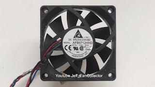 Delta Fan AFB0712HHD 12V 0.30A 4200-4400rpm 7020 3wire High Speed Fan DC Brushless Made In China