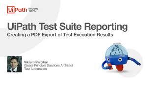 UiPath Test Manager: Export test case results as a PDF