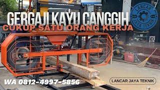 SEMAKIN MUDAH DAN PRAKTIS !! TESTING GERGAJI KAYU HORIZONTAL SEBELUM PENGIRIMAN KE JURAGAN CIANJUR