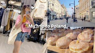 POLAND VLOG  Flying to Poland, shopping, mukbangs, bowling etc [ENG/PL]