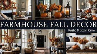 Farmhouse Fall Decor: Simple Ideas for a Rustic & Cozy Home | Autumn Decorating Tips