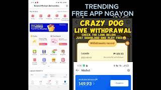 CRAZY DOG LIVE WITHDRAWAL THROUGH LAZADA /LEGIT EARNING APP/TRICKS AND TIPS