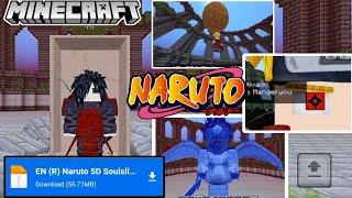 Naruto 5D Soulslike For MCPE/Minecraft Bedrock|Naruto Mod For Minecraft|Madara mod for Minecraft pe