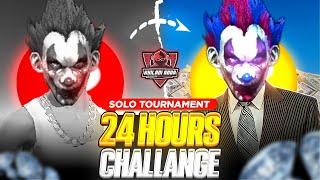 24 Hours ⌛ Solo Tournament Challenge | Solo Survival Match with Tips and Tricks