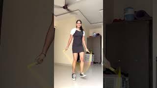 Try this easy shuffle step #skipping  #fitness #youtubrshorts