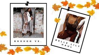 £20 & UNDER BOOHOO VS. BELLE LILY AUTUMN TRY ON CLOTHING HAUL | OCTOBER 2017 - SARAH WORE WHAT