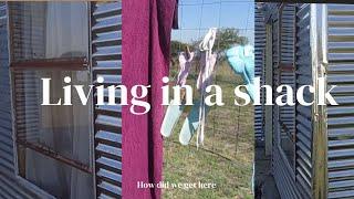 Living in a shack/mkhukhu || South African Youtuber #mkhukhu #informalsettle #tinhouse #mkhukhulife