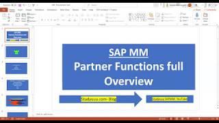 SAP MM--Partner Functions full configuration for vendor master and Purchasing Documents--PO/Contract