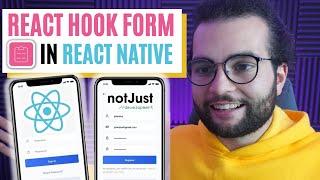 Authentication Form in React Native using React Hook Form (tutorial for beginners)
