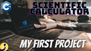 Creating a Scientific calculator using C++ language | C++ Projects for beginners | C++ projects