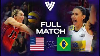 Larson spiking USA to historic Win!  | USA vs. Brazil - 2014 Volleyball World Champs | Semi-Final