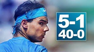 The Day NADAL Won a Set After Being 5-1 40-0 Down