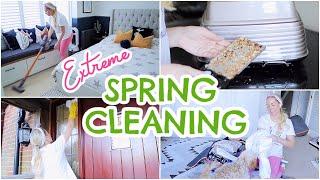 EXTREME SPRING CLEAN WITH ME! DEEP CLEANING MOTIVATION | Emily Norris AD